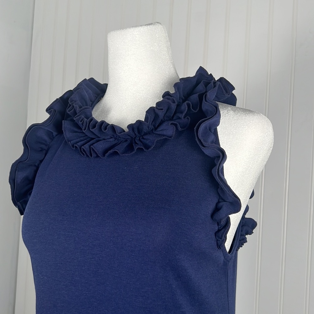 Size M | blue | Lilly Pulitzer | ruffle sleeveless top